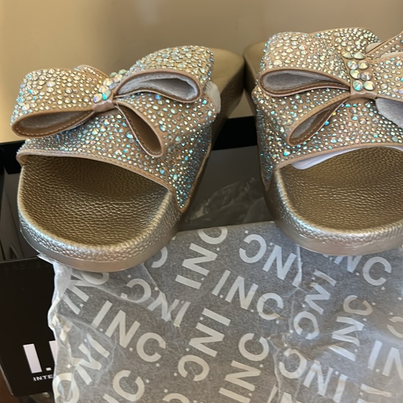 INC bedazzled sandles size 8m - Picture 6 of 7